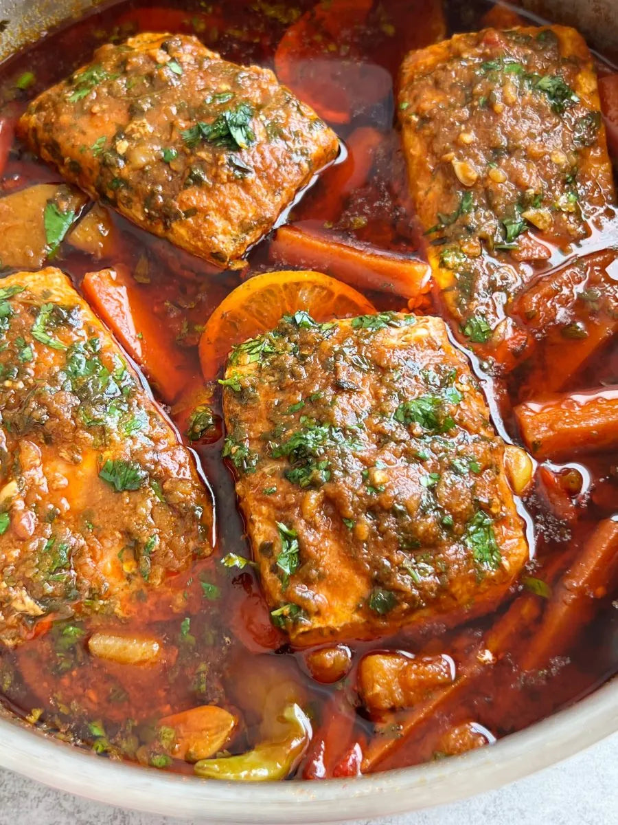 TILAPIA FILETS IN MOROCCAN SAUCE (2 FILETS)