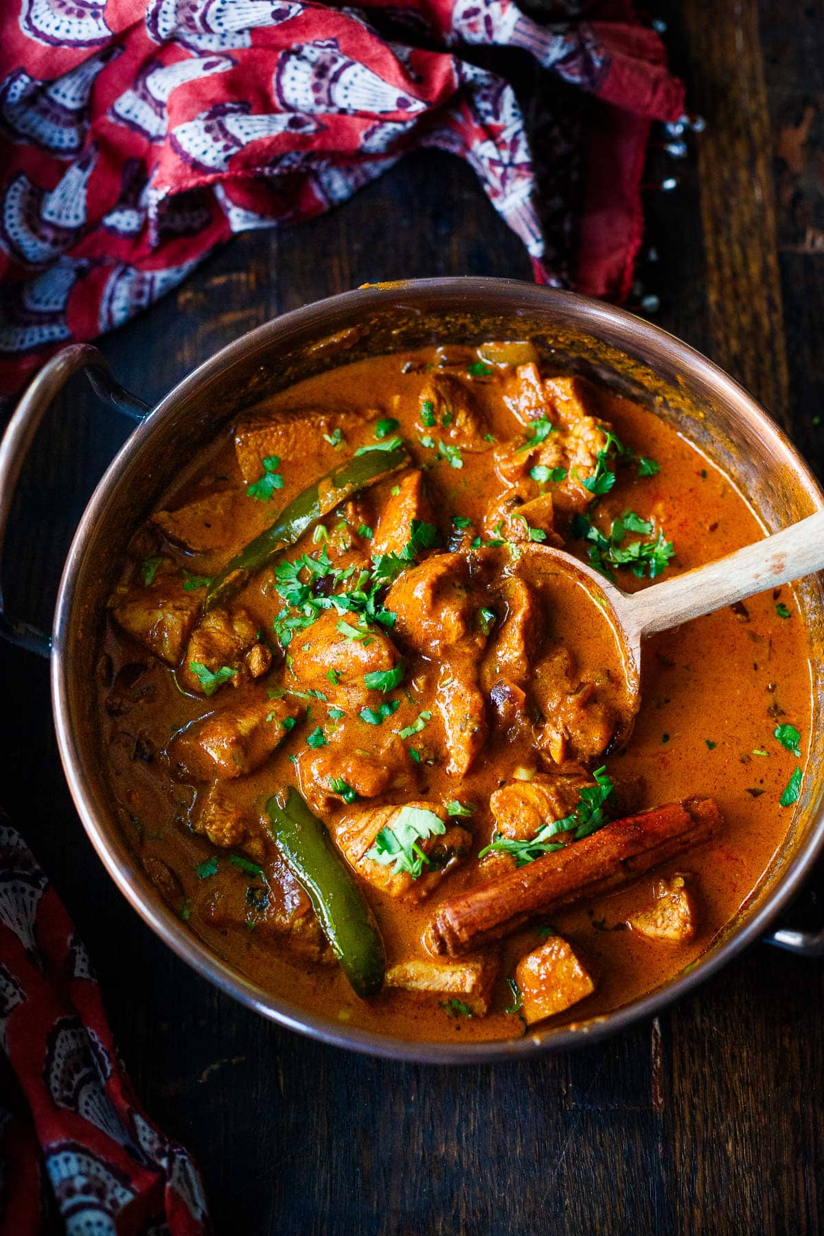 BUTTER CHICKEN (INDIAN CHICKEN MAKHANI) - 7" PAN - RH