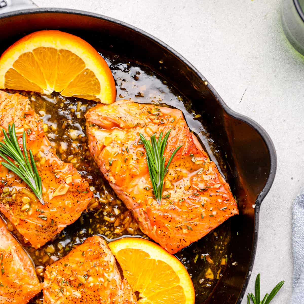 ORANGE MISO GLAZED SALMON (HALF SIDE)