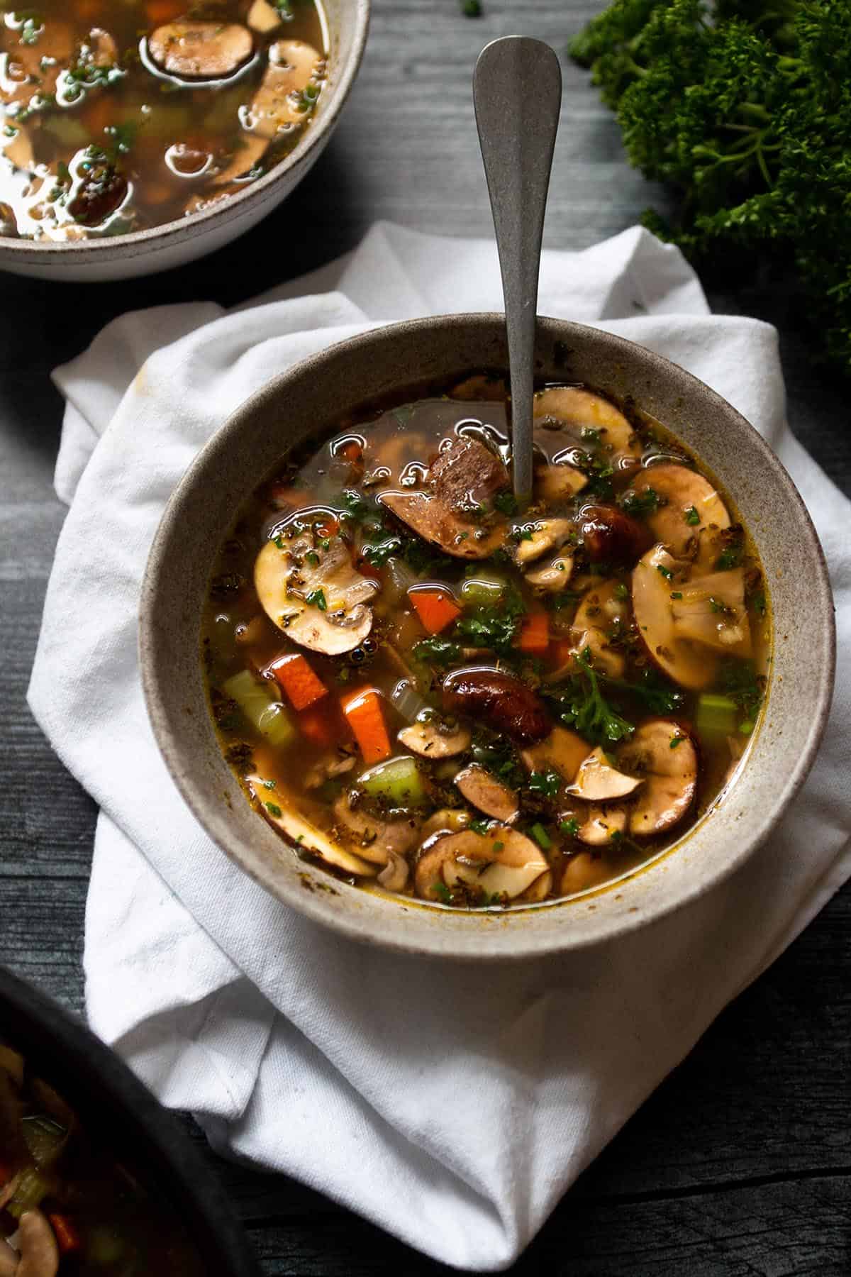 MUSHROOM VEGETABLE SOUP 32oz