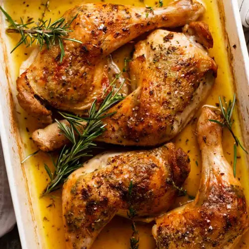 SLOW ROASTED CHICKEN LEGS 4 CHICKEN LEG QUARTERS