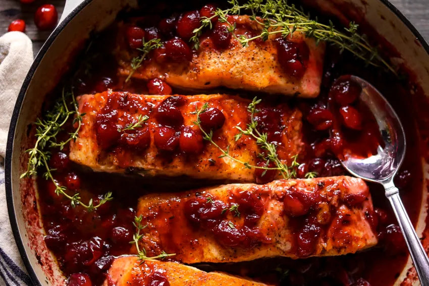 SWEET AND SOUR CRANBERRY SALMON 2 PCS 6oz TG