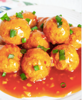G FISH BALLS IN SWEET SAUCE