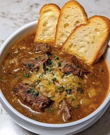 FRENCH ONION SHORT RIB SOUP