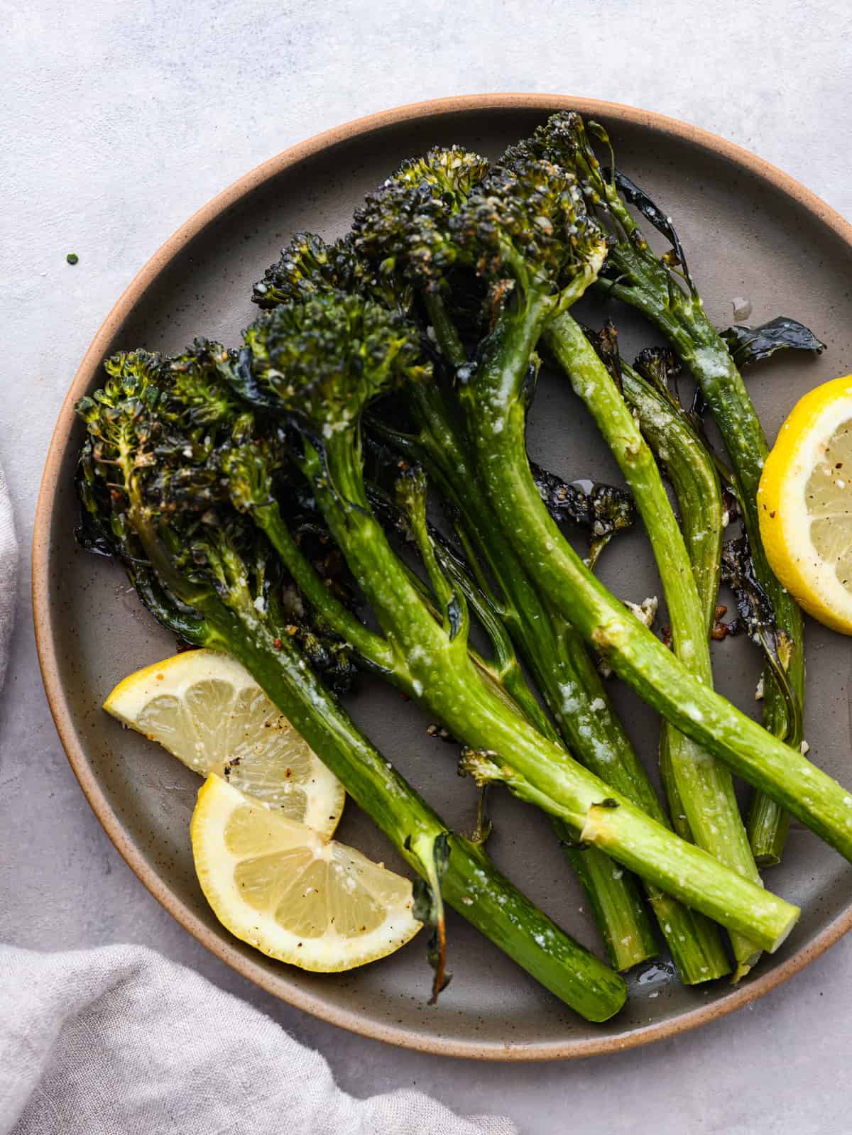 BROCCOLINI WITH APRICOT GLAZE