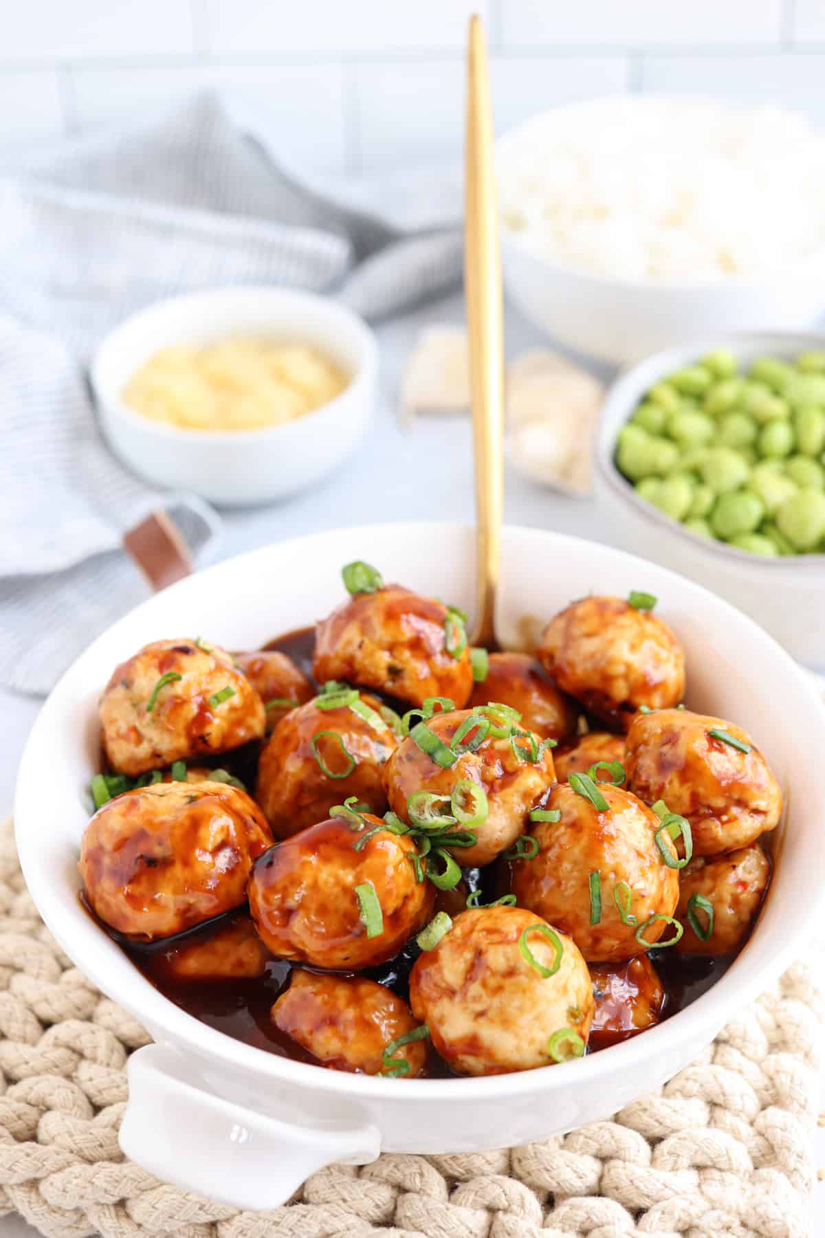 CHICKEN TERIYAKI MEATBALLS - 8 BALLS