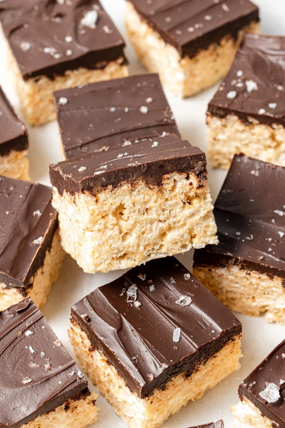 RICE CRISPY TREATS CHOCOLATE GLAZED - 6 PCS (GF)