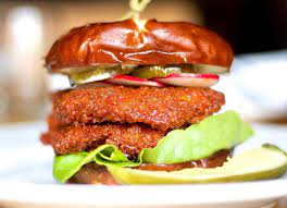HOT NASHVILLE FRIED CHICKEN SANDWICH