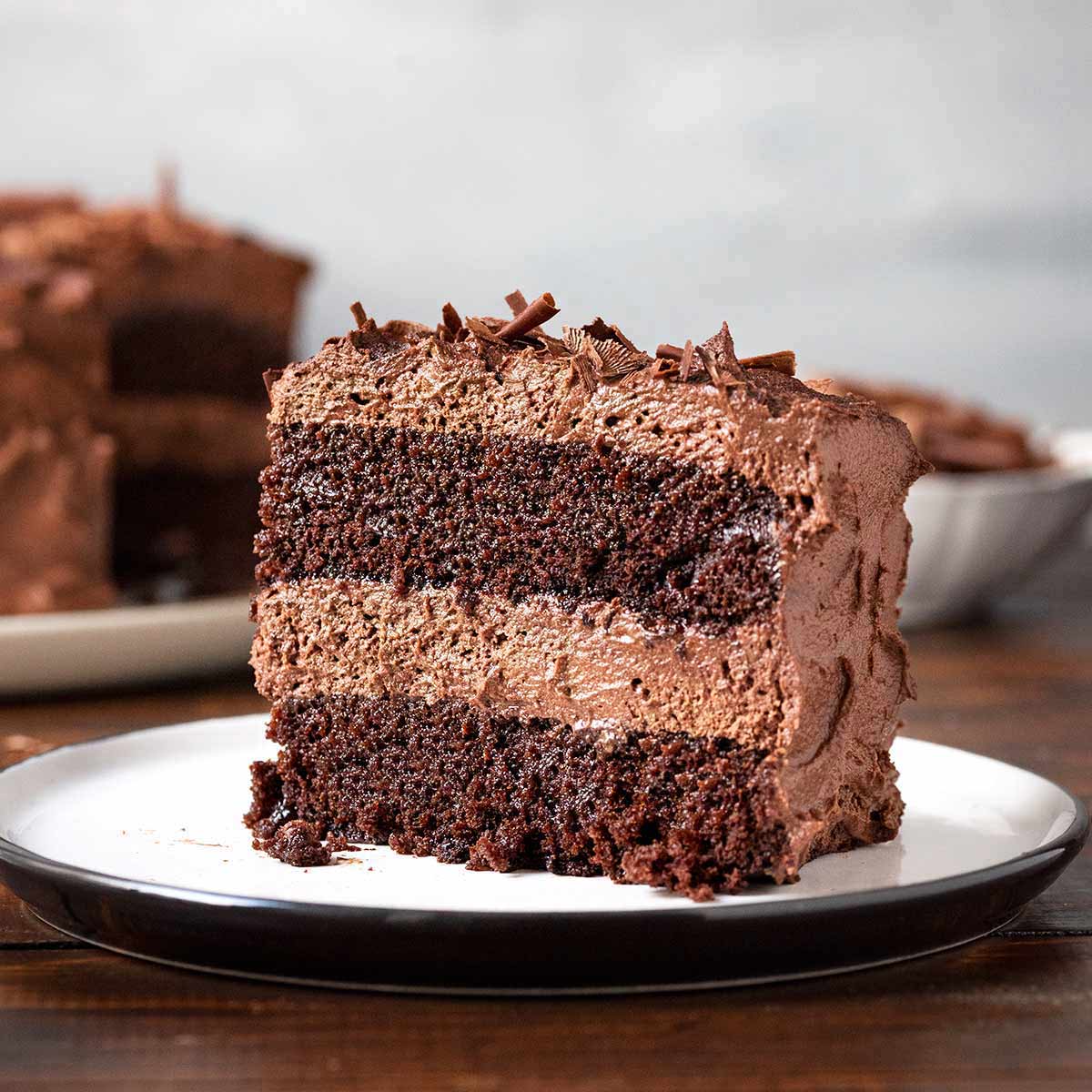 CHOCOLATE MOUSSE CAKE