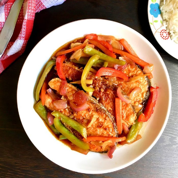 SALMON ESCABECHE CUBES