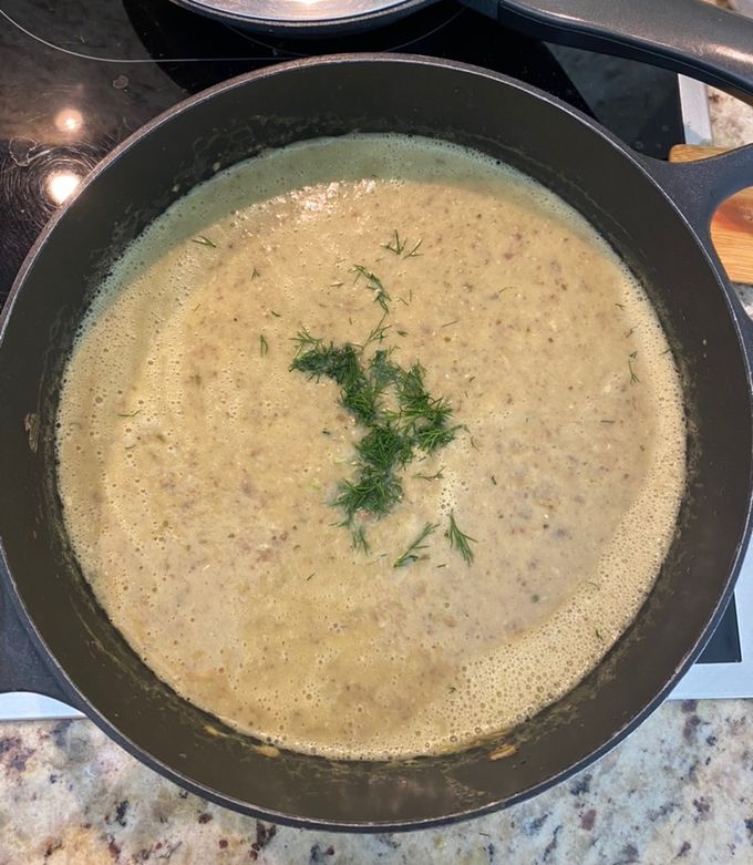 ZUCCHINI AND MUSHROOM SOUP - 32oz