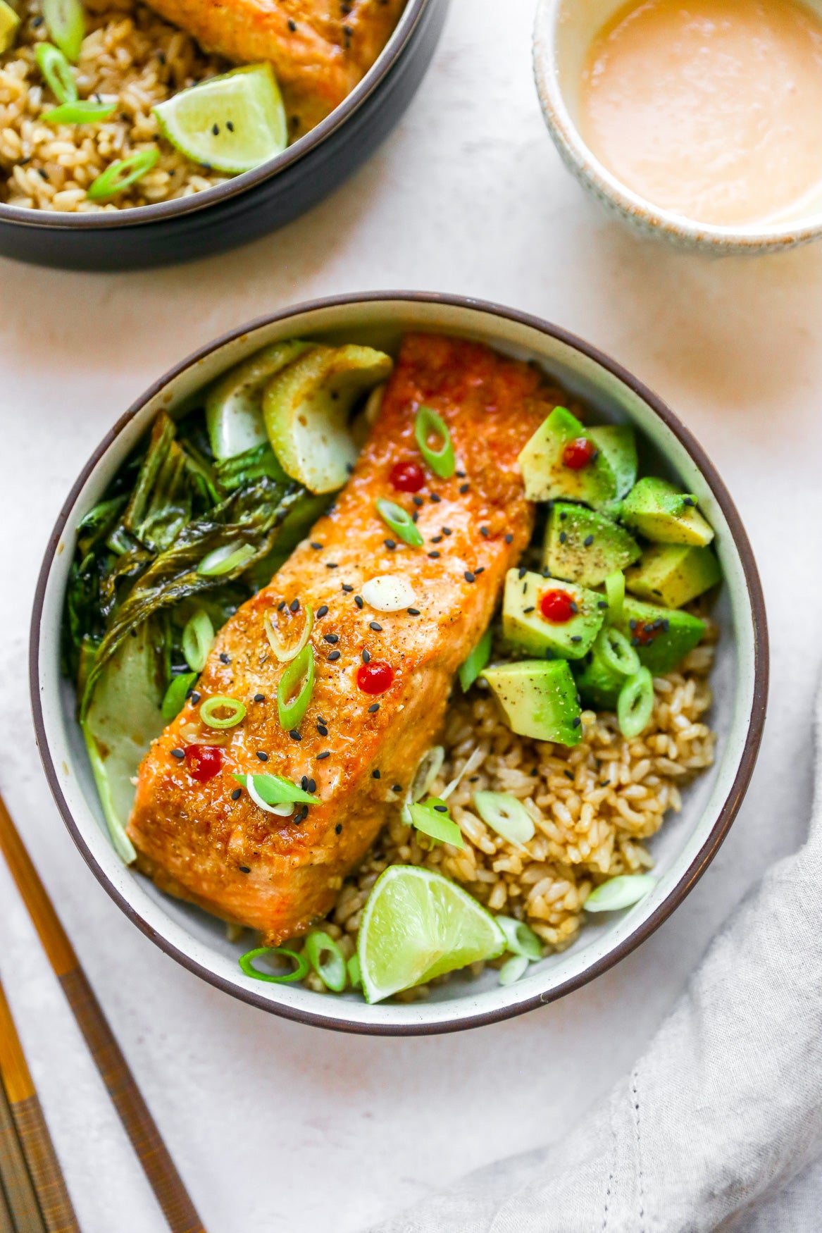 Korean Salmon Bowl