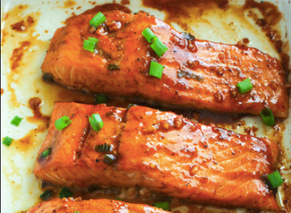 TERIYAKI SALMON - 6oz ( 2PCS)