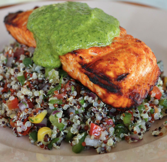 SALMON QUINOA BOWL
