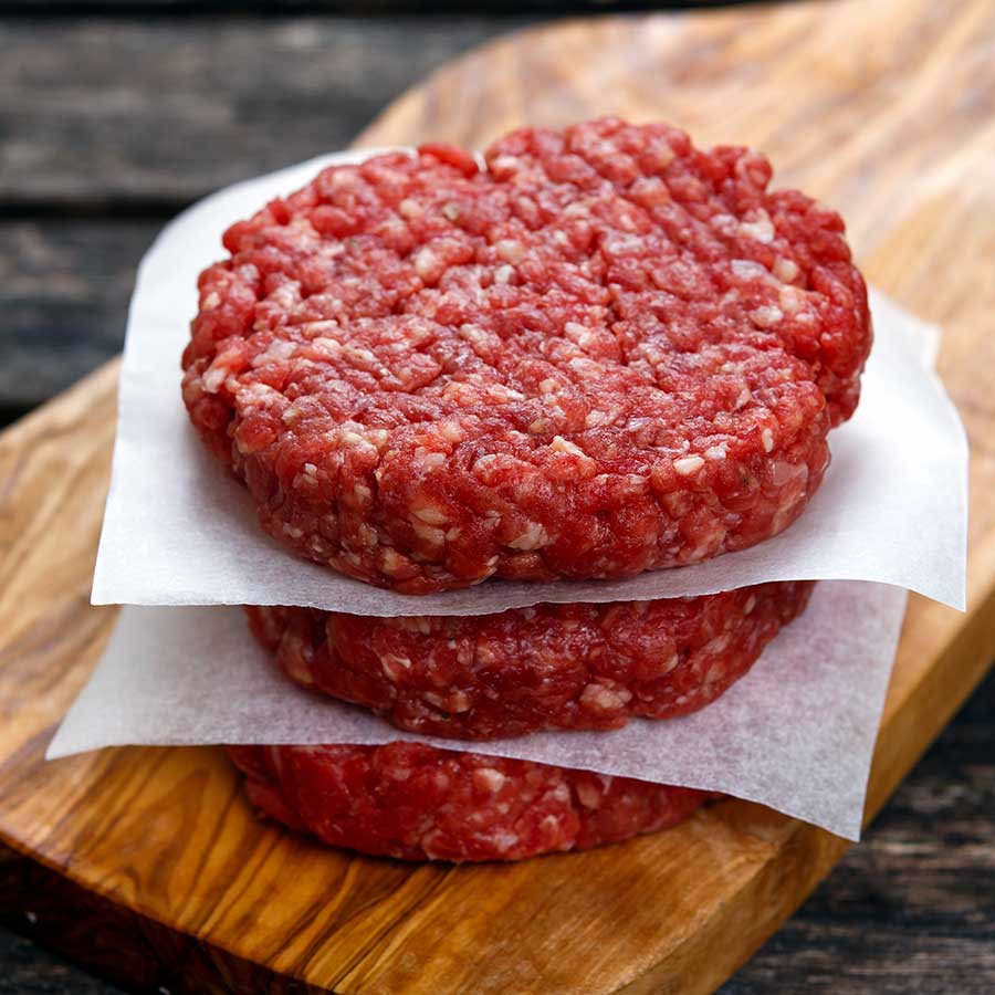 Plain burger 8oz (2 PCS $10.06 Per lb)
