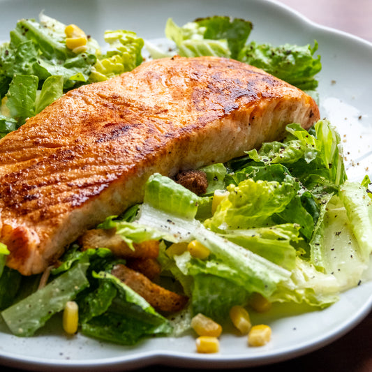 SALMON OVER SALAD