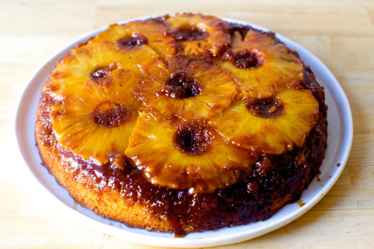 CARAMELIZED PINEAPPLE CAKE - LOAF PAN