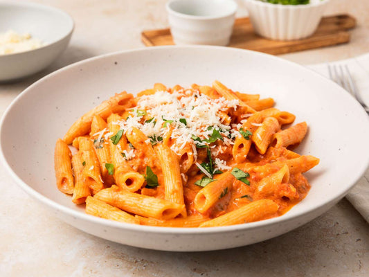 PENNE ALLA VODKA - SIDE OF CAESAR SALAD