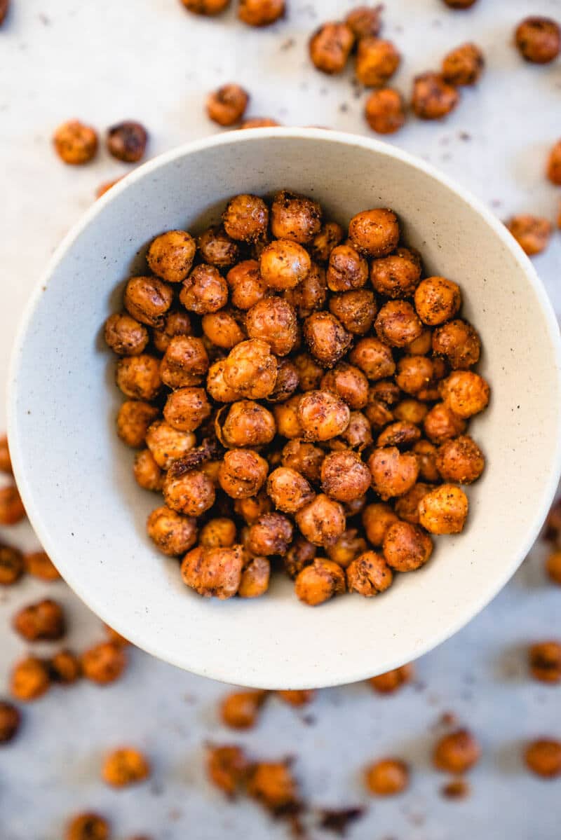 CRUNCHY ROASTED SPICED CHICK PEAS - 16OZ