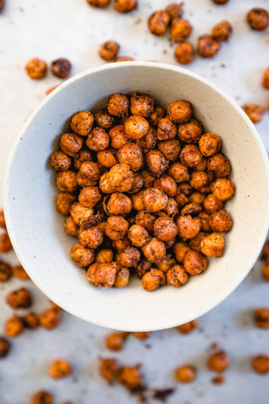 CRUNCHY ROASTED SPICED CHICK PEAS - 16OZ