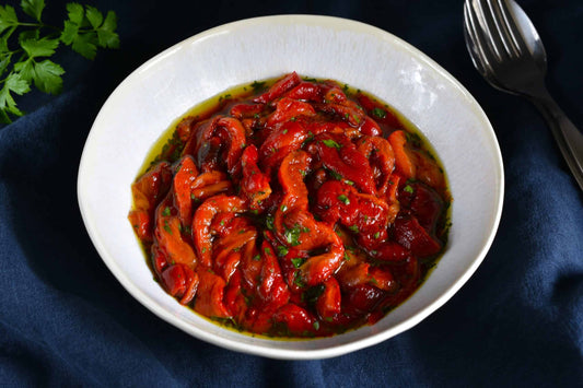 ROASTED RED PEPPER SALAD - 8OZ