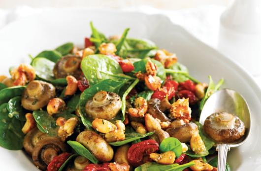 BALSAMIC BUTTON MUSHROOM SALAD - 9X9 (GF)