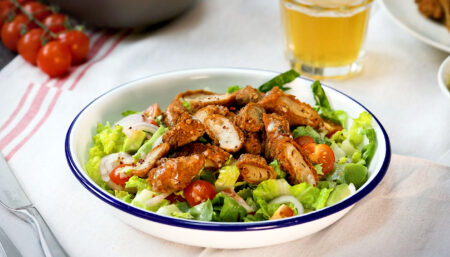 CHICK-FIL-EB CRISPY CHICKEN OVER SALAD