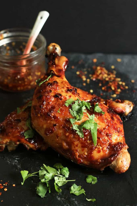 SLOW COOKED CHICKEN LEG QUARTERS