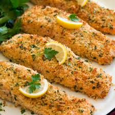 PANKO FRIED SALMON - 2 6oz PCS