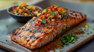 GRILLED SALMON FILETS  -2 6OZ PCS
