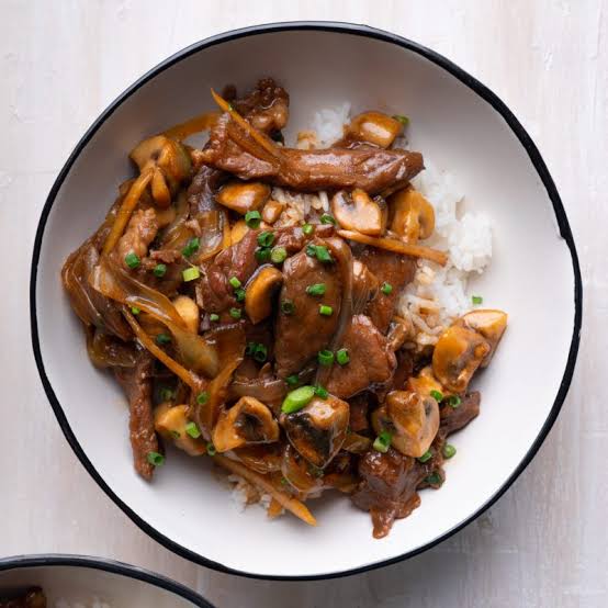 MUSHROOM TERIYAKI BEEF - 7" PAN