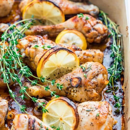 LEMON AND OREGANO CHICKEN LEG QUARTERS
