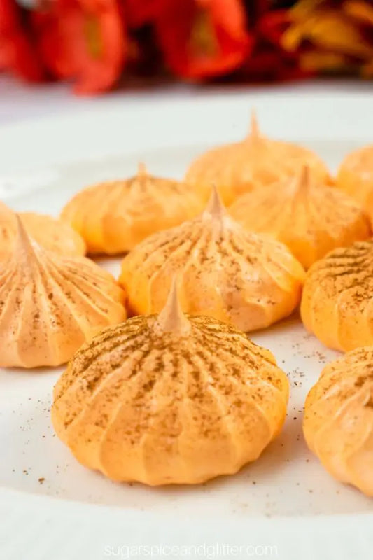 PUMPKIN SPICE MERINGUE COOKIES - 8 COOKIES