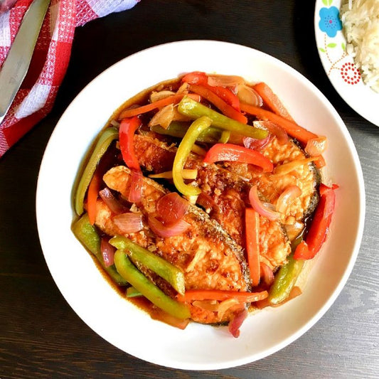 SALMON ESCABECHE CUBES