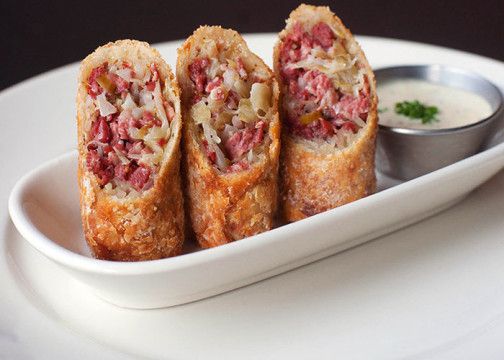 PASTRAMI EGG ROLLS