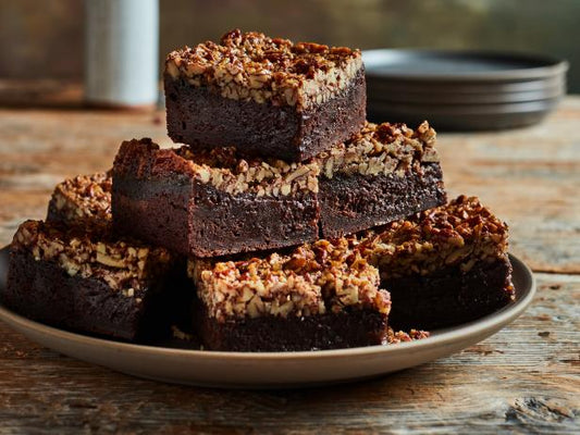 CHOCOLATE FUDGE WALNUT BROWNIES