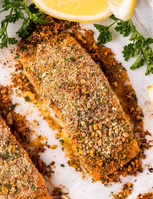 HONEY CORNFLAKE CRUSTED SALMON
