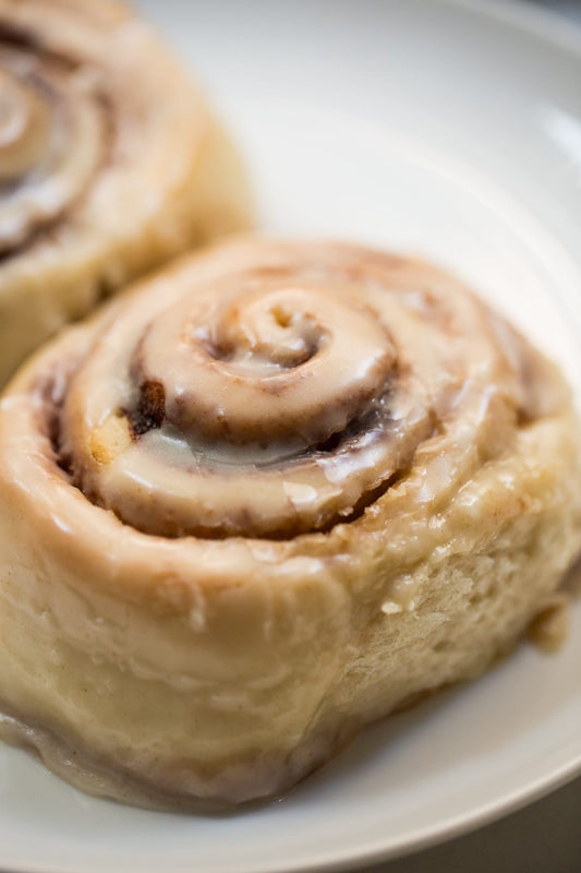GLAZED CINNAMON BUN