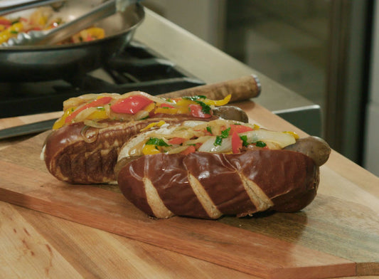 PRETZEL BUN SAUSAGE