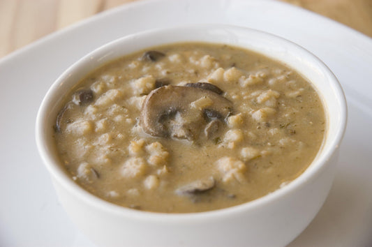 MUSHROOM BARLEY SOUP