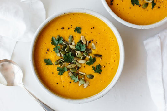 ROASTED BUTTERNUT SOUP.