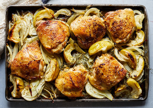 ROASTED APPLE LEMON CHICKEN - 4 PCS