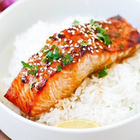 ASIAN SALMON -TWO 6 OZ PIECES