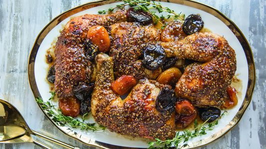 SLOW ROASTED ZAATAR CHICKEN LEGS - 4 PCS